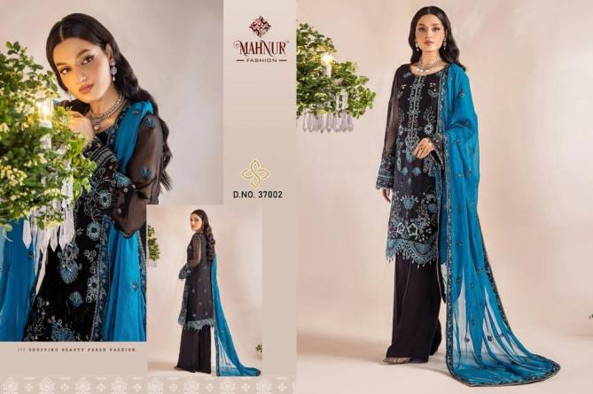 Mahnur Vol 37 Heavy Georgette Designer Pakistani Suits Catalog